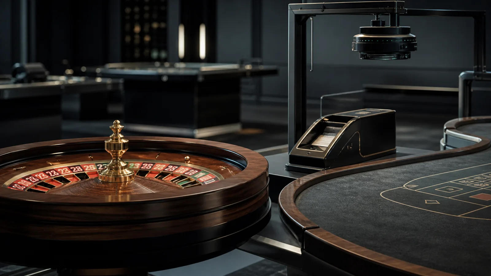 Table game equipment with sensing hardware